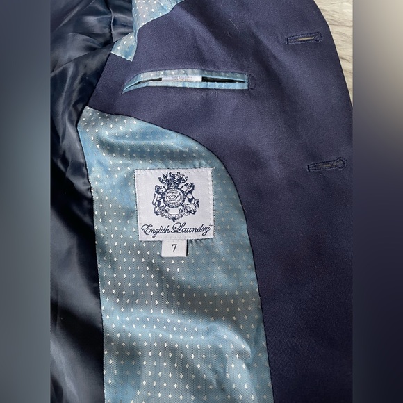 ENGLISH LAUNDRY kids navy suit - Picture 5 of 6